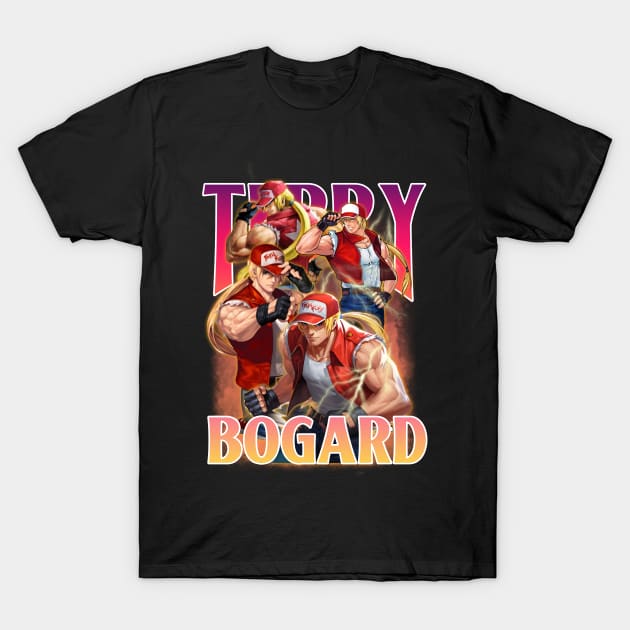 Bootleg Terry Bogard Fatal Fury T-Shirt by clvndesign